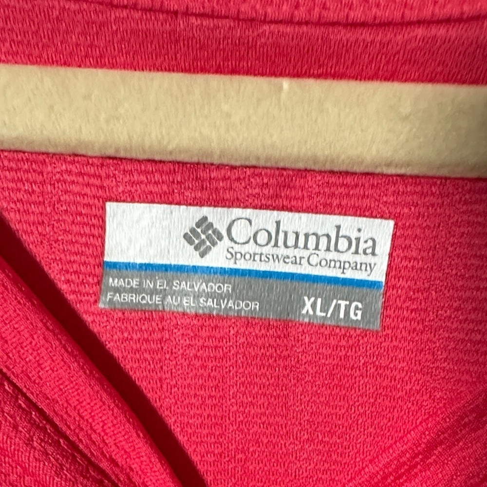 Columbia Bold Red Sportswear Top - Picture 2 of 3